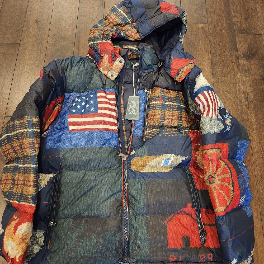 Men's Multicolor Patchwork Jacket - Picture 2 of 6
